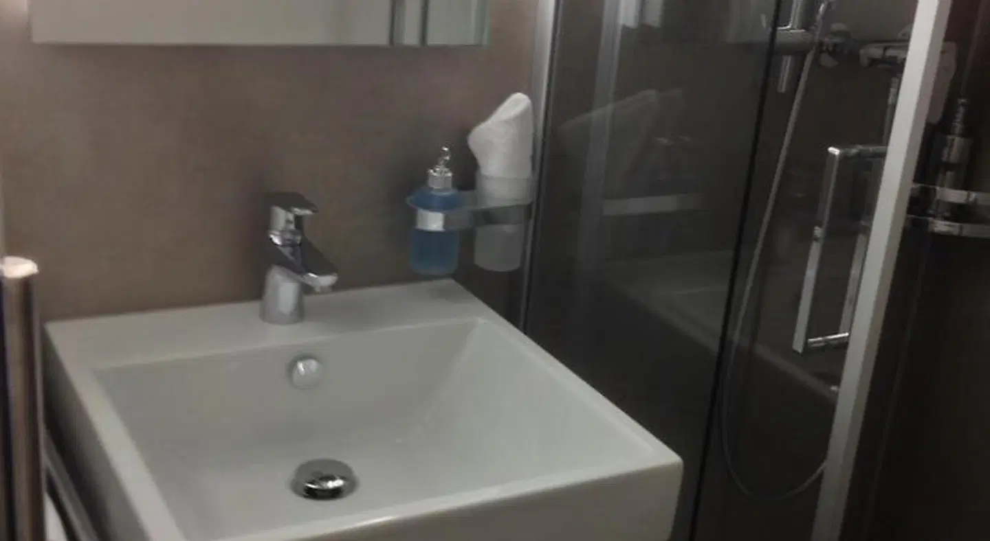 Hotel Engel am Bahnhof Badezimmer