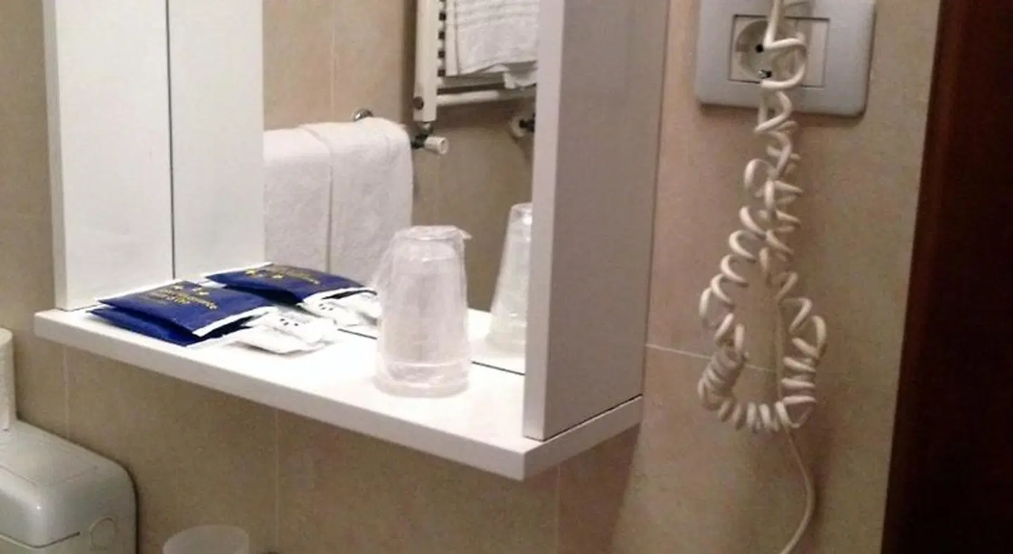Hotel Ristorante Pesce D'Oro Badezimmer