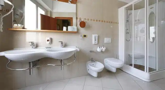 Hotel Ristorante Toscana Badezimmer