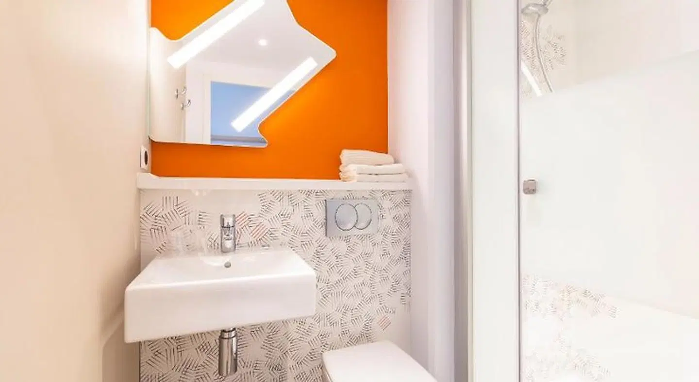 ibis budget Saint-Étienne Centre Gare Châteaucreux Badezimmer