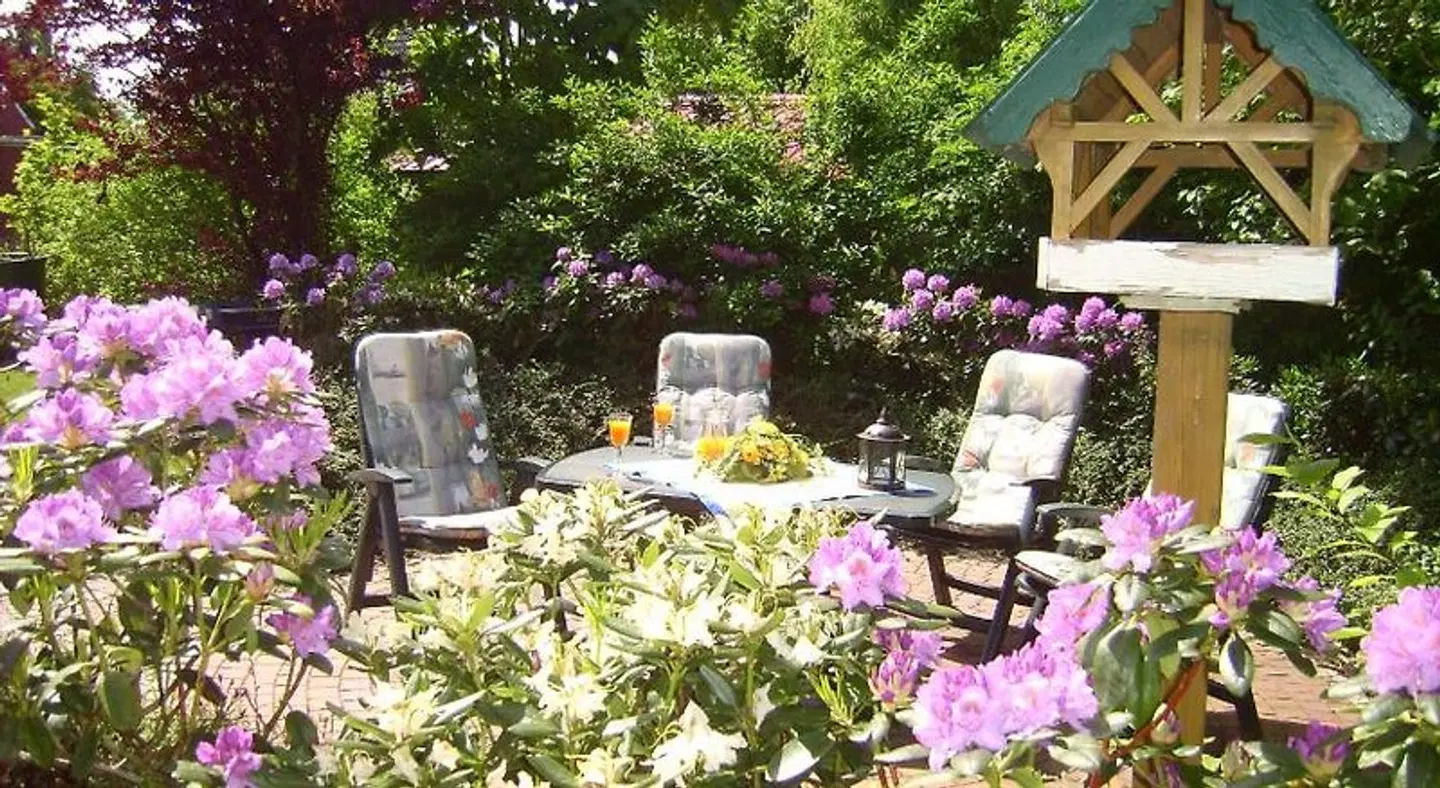 Hotel garni Haus am Meer Garten