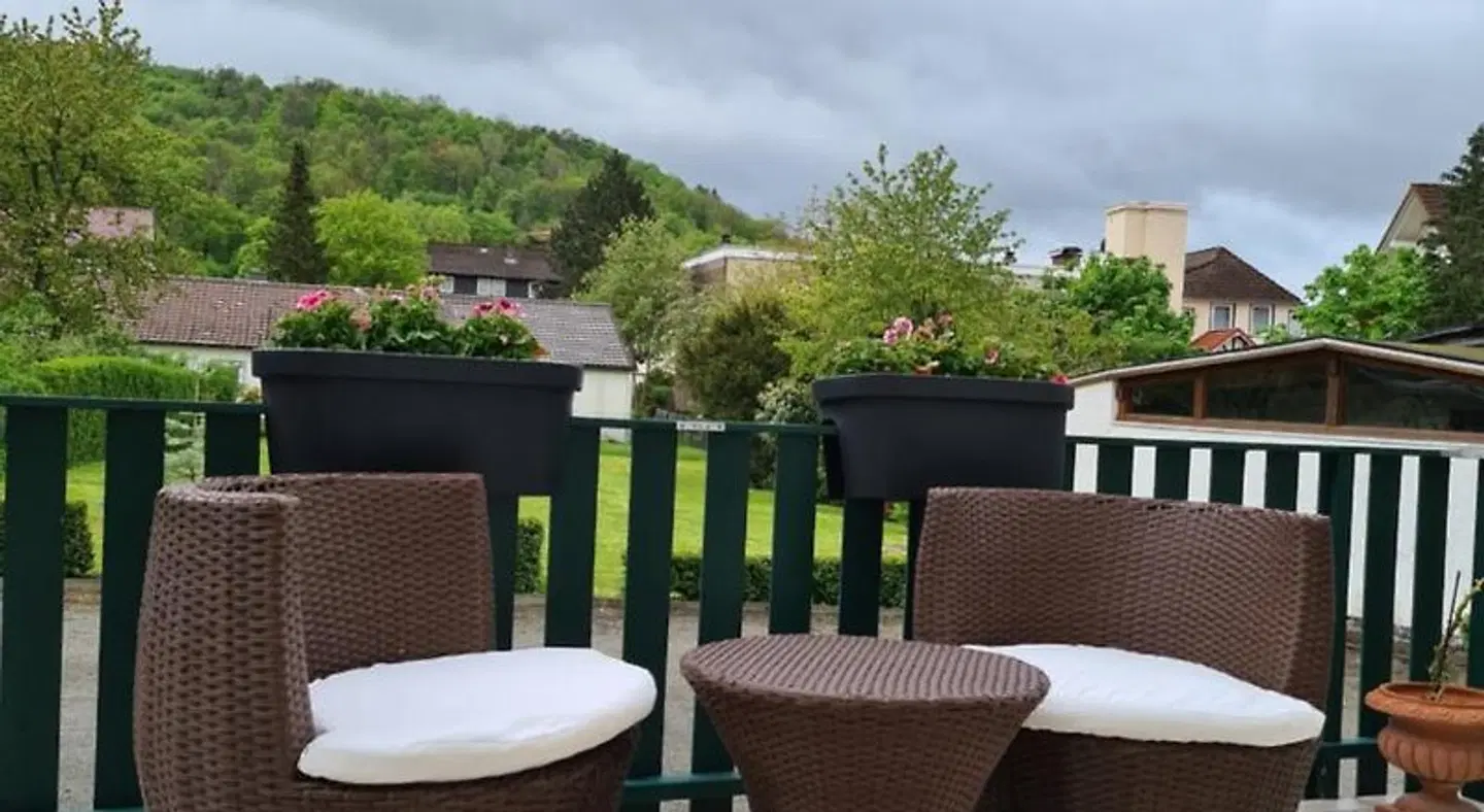 Pension Kreihe Terrasse