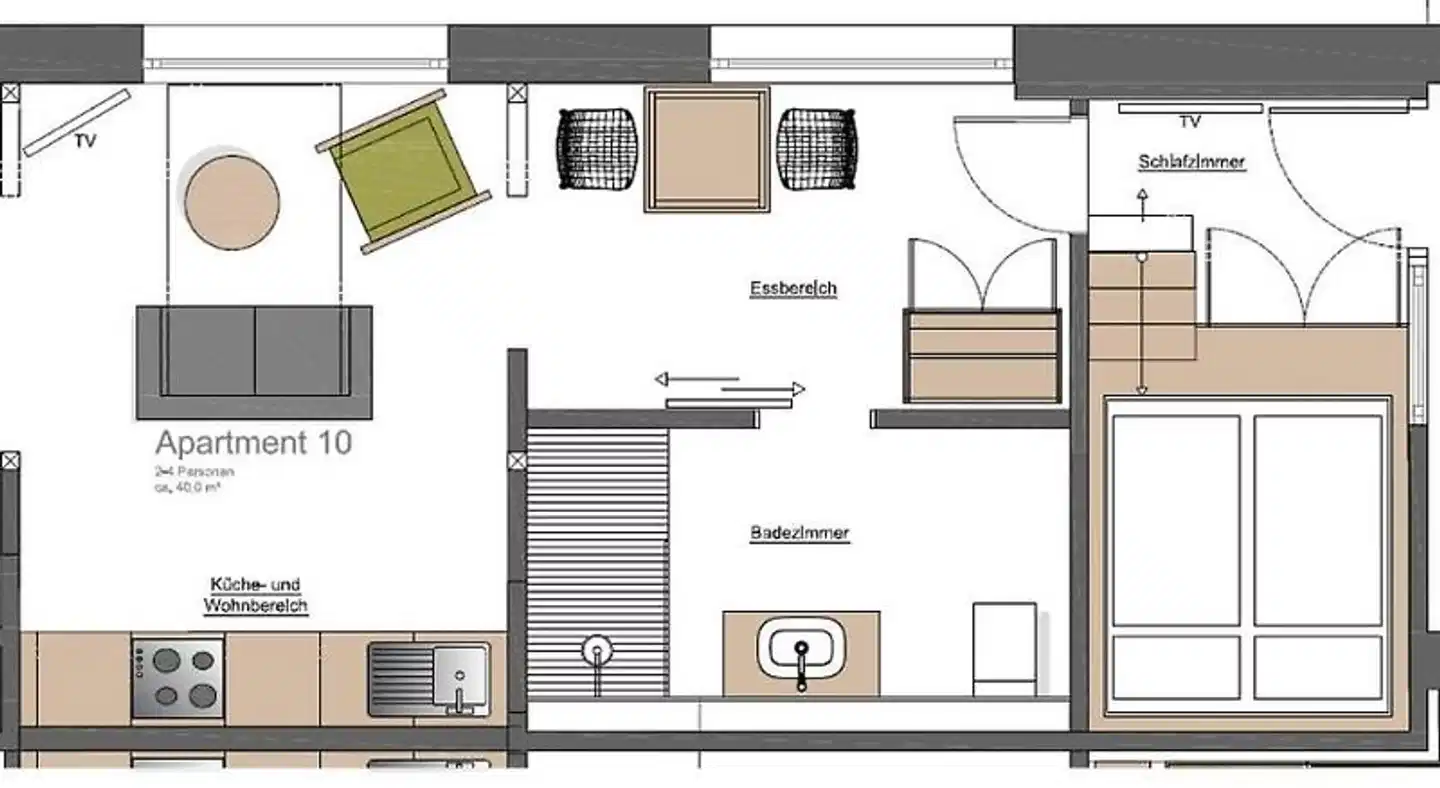 Berg und Tal Hotel & Apartments Modellaufnahme