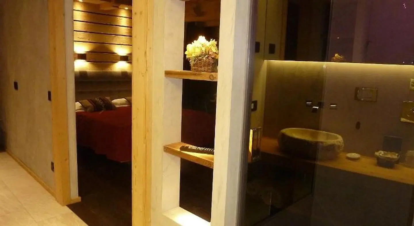 Albergo Chalet Lago Antorno Badezimmer