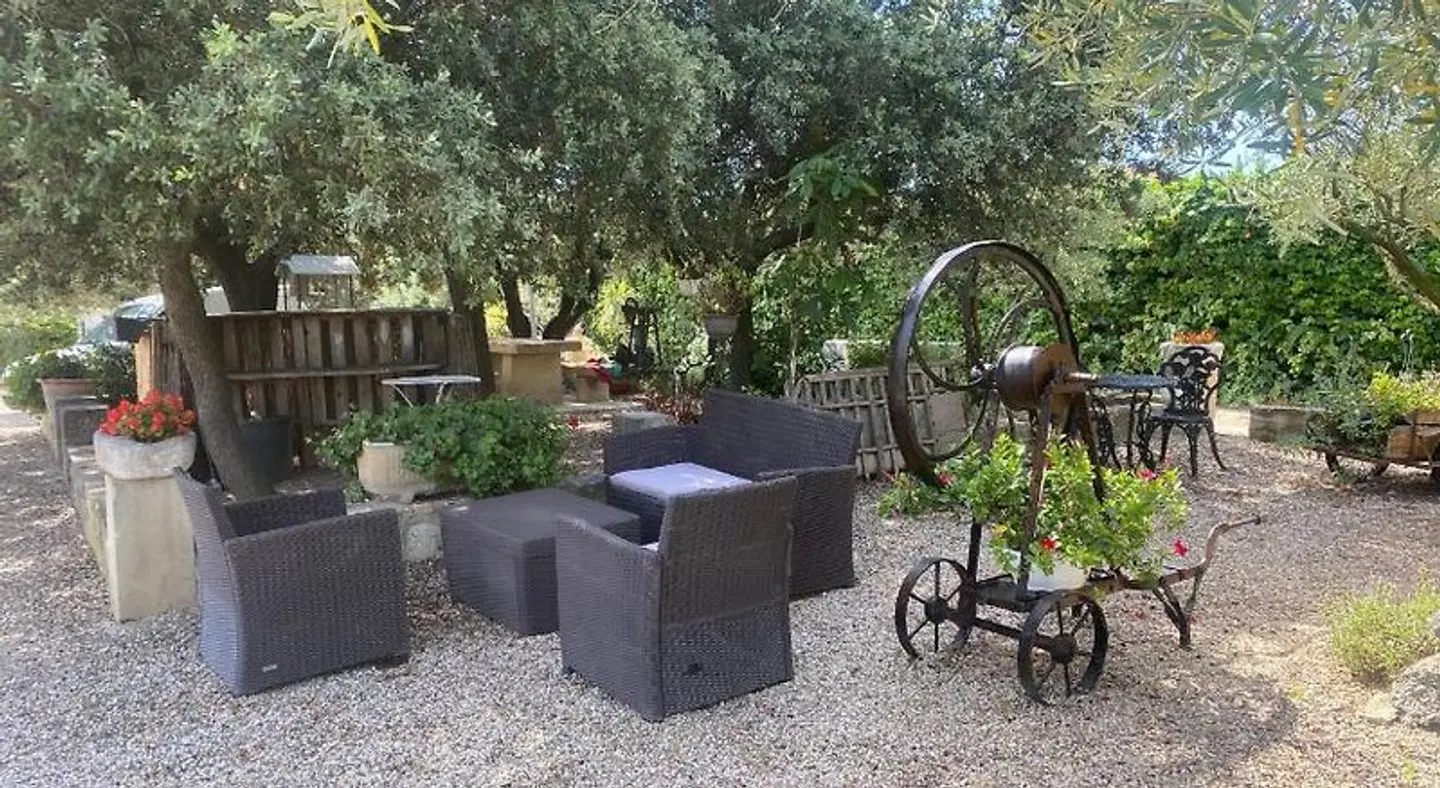Chambre d'hôtes Les Cigales Terrasse
