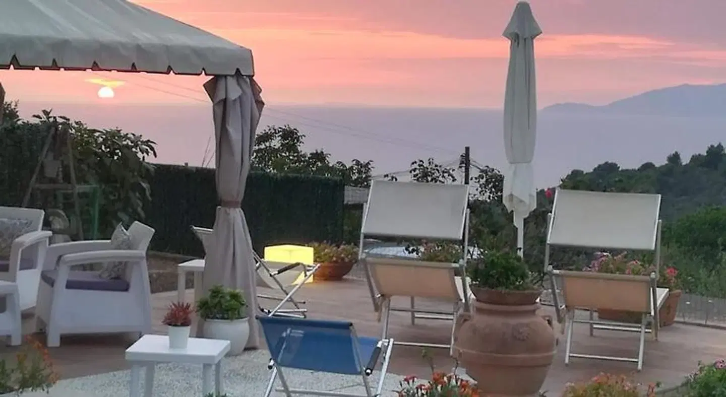 B&B Villa Cristina Terrasse