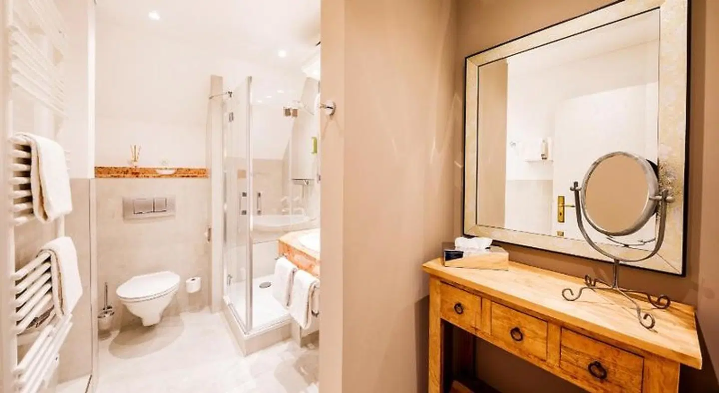 Romantischer Winkel Badezimmer