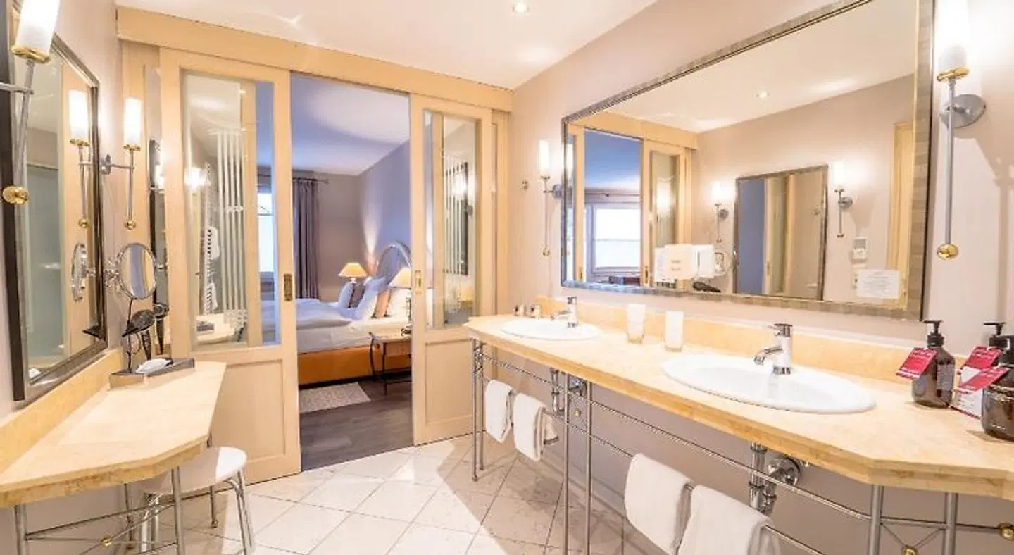 Romantischer Winkel Badezimmer