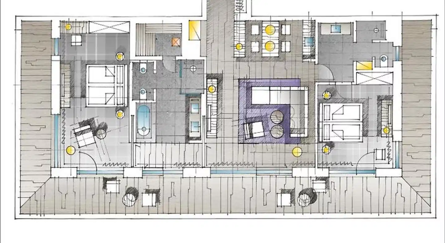 Dolomitengolf Suites Modellaufnahme