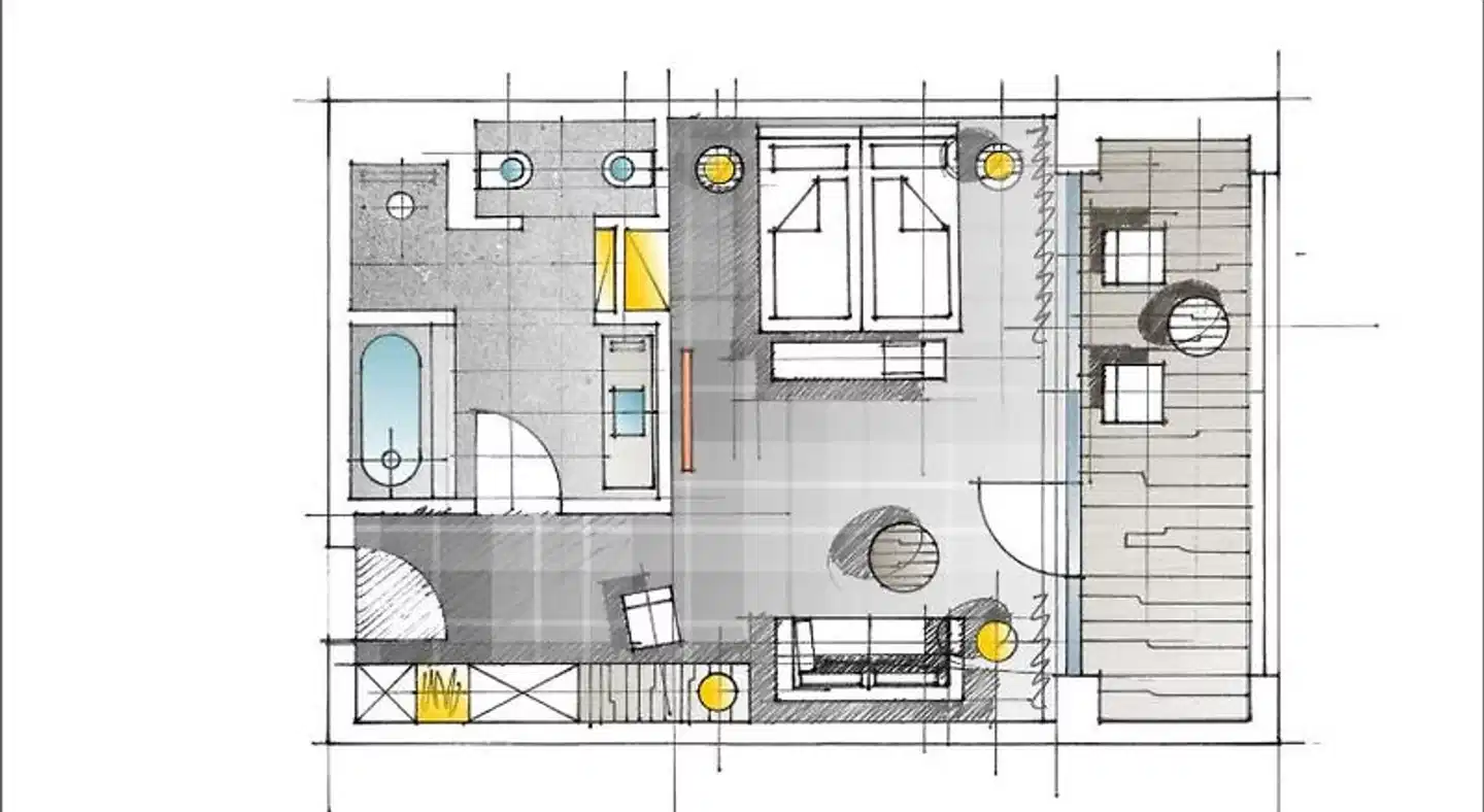 Dolomitengolf Suites Modellaufnahme
