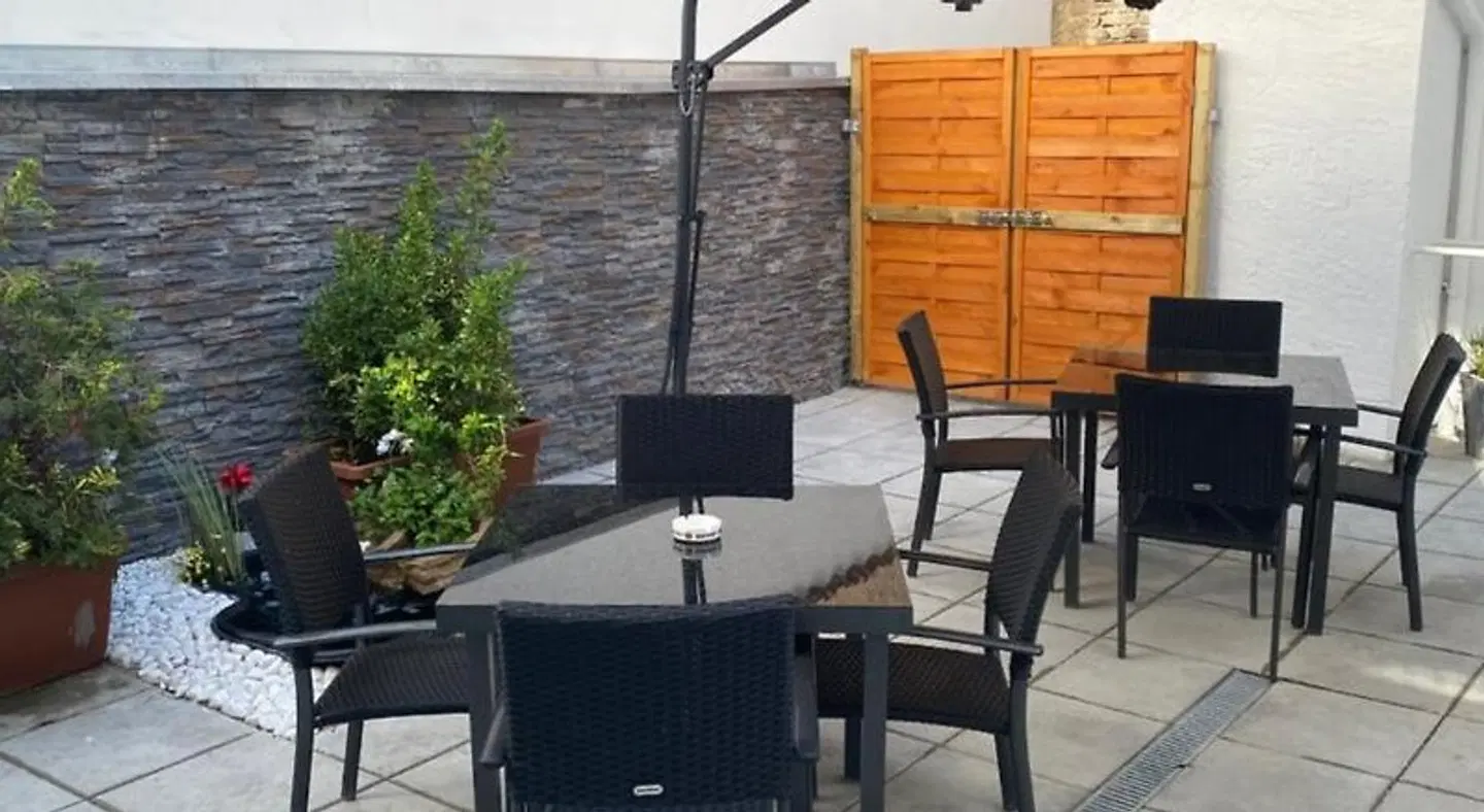 Pension Auszeit Terrasse