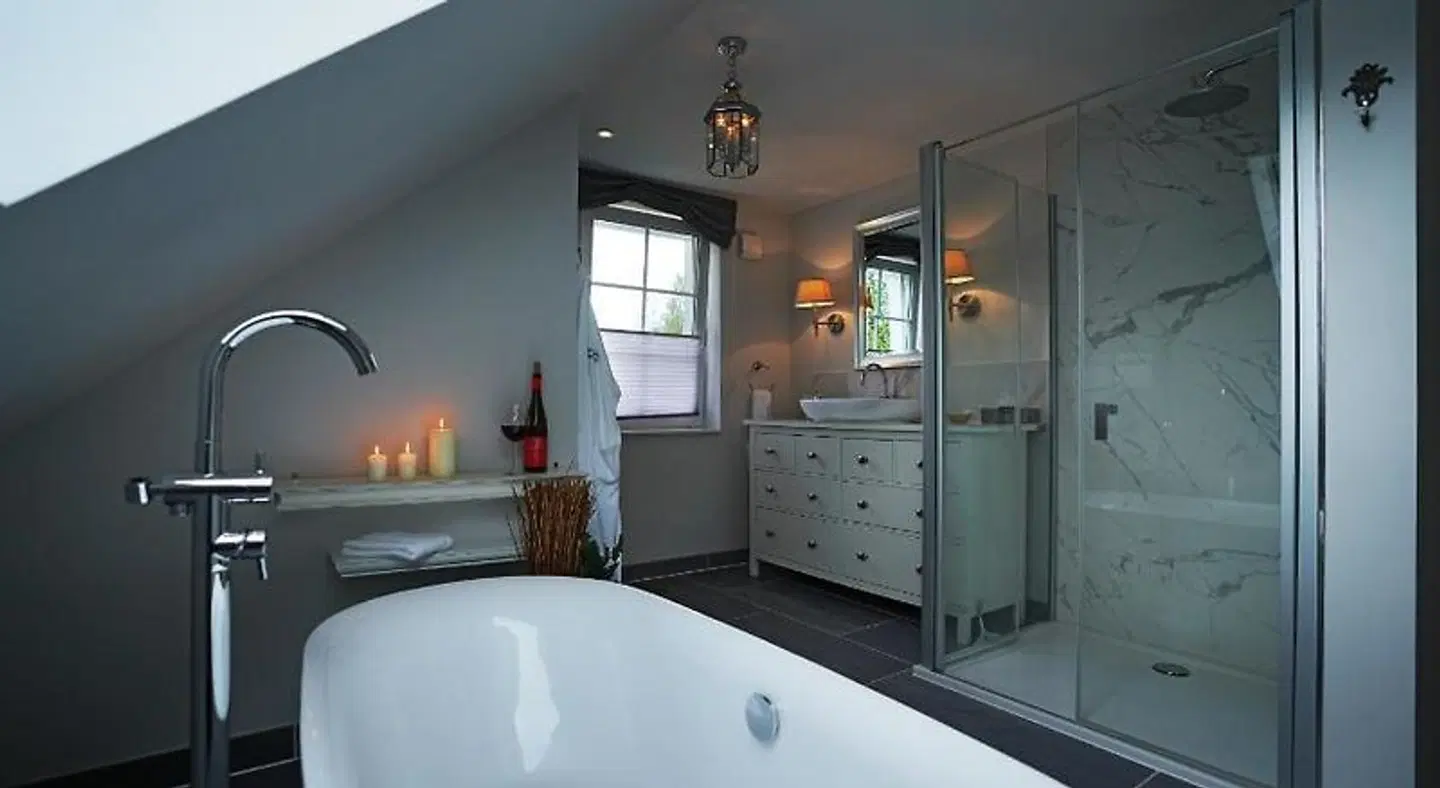 Grüne Tanne Badezimmer