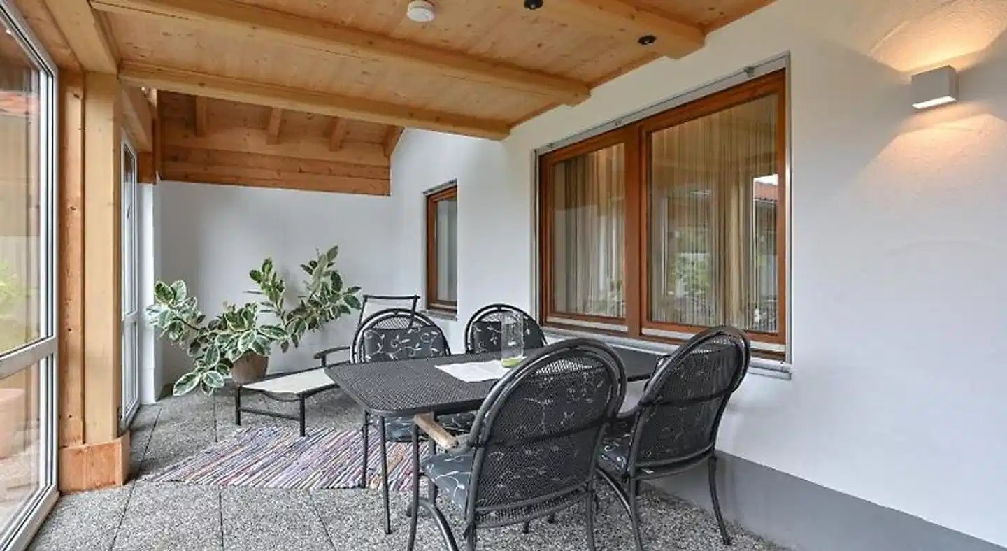 Landhaus Grobert in Seeg Terrasse
