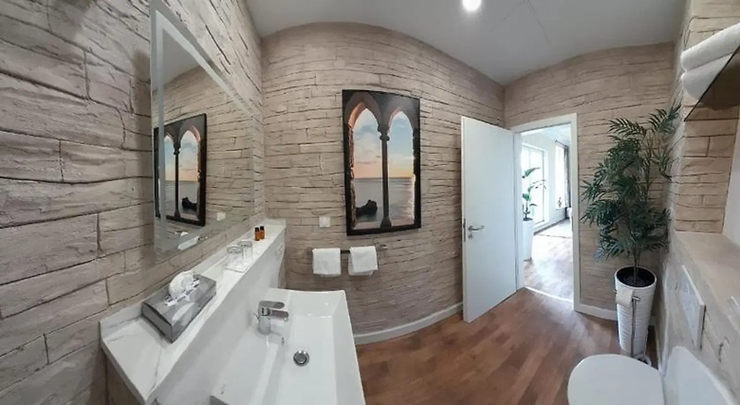 Hotel Garni am Schloss Badezimmer