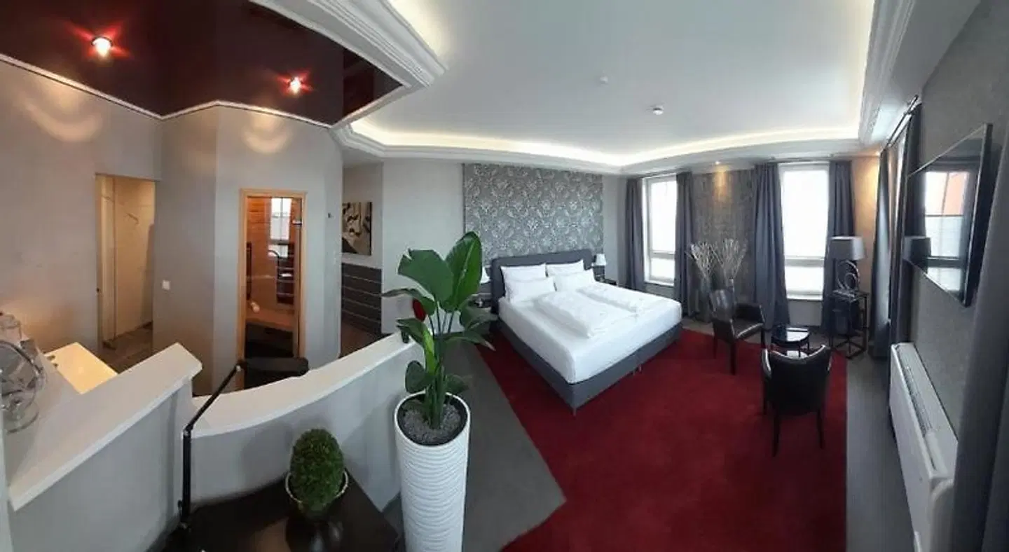 Hotel Garni am Schloss Badezimmer