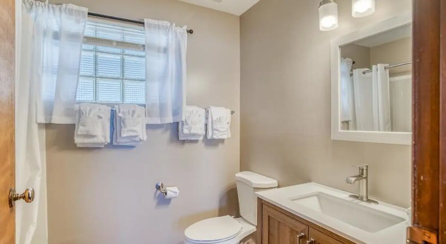 Moolack Shores Inn Badezimmer