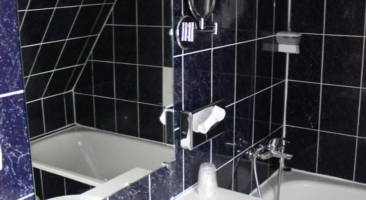 Hôtel Restaurant Au Cerf d'Or Badezimmer