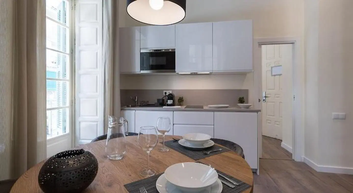Home Art Apartments Málaga Badezimmer