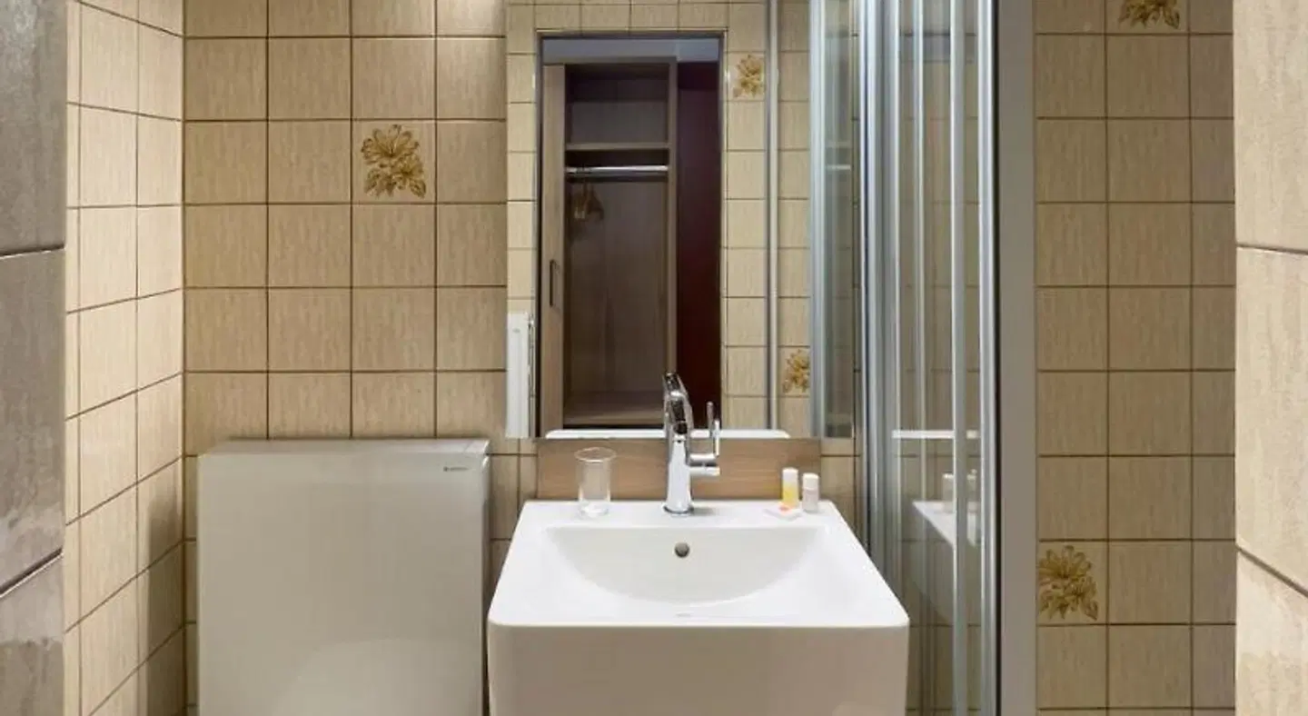 Übernachten in der Tenne Badezimmer