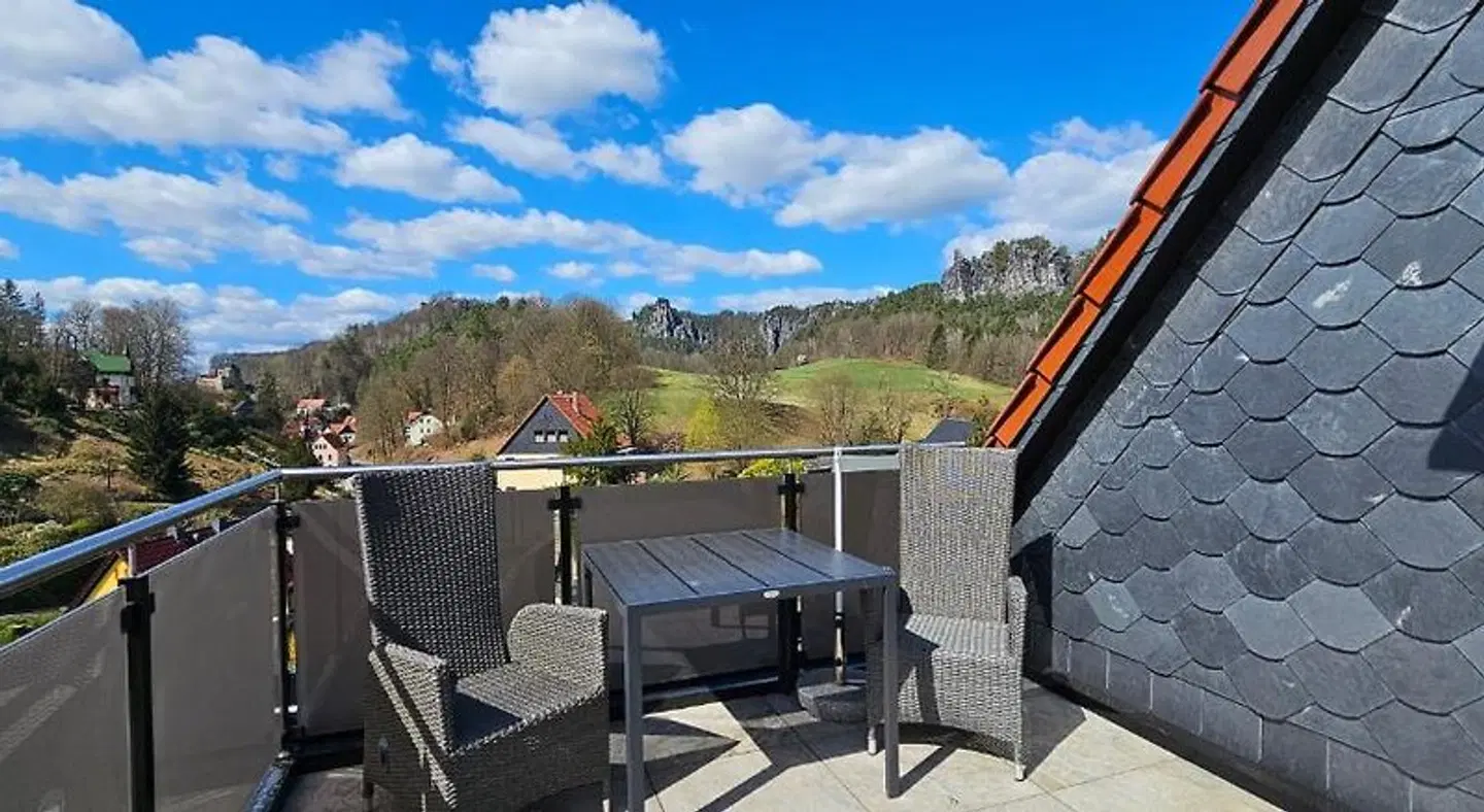 Pension Lug ins Land Terrasse