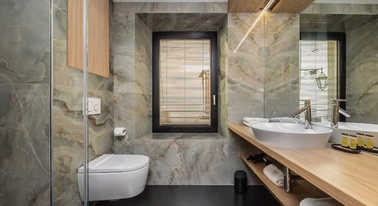 Bertamini Apartments Badezimmer
