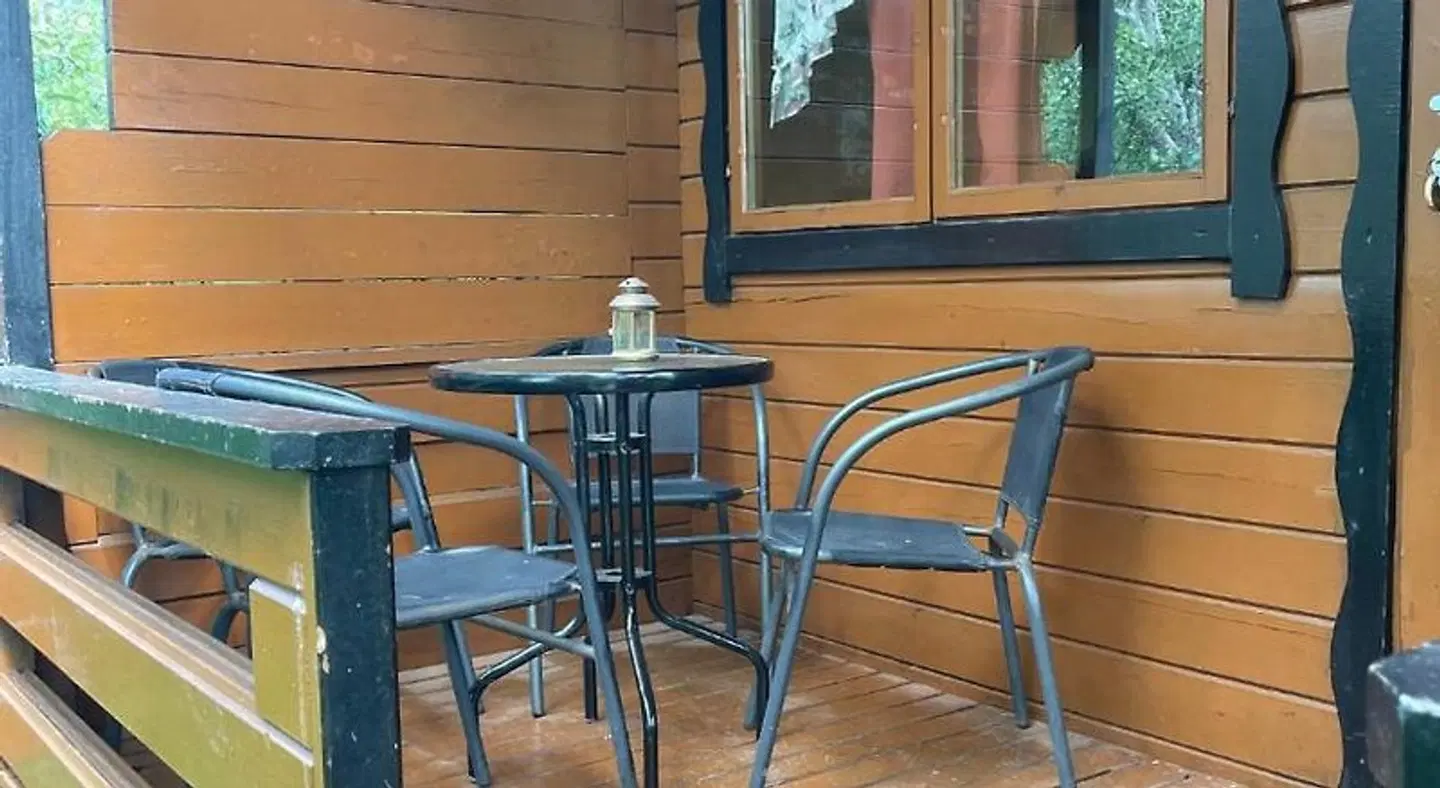 Kaldbaks-kot cottages Terrasse