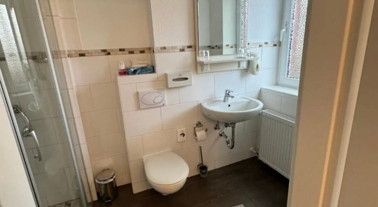 Pension Laabs Badezimmer