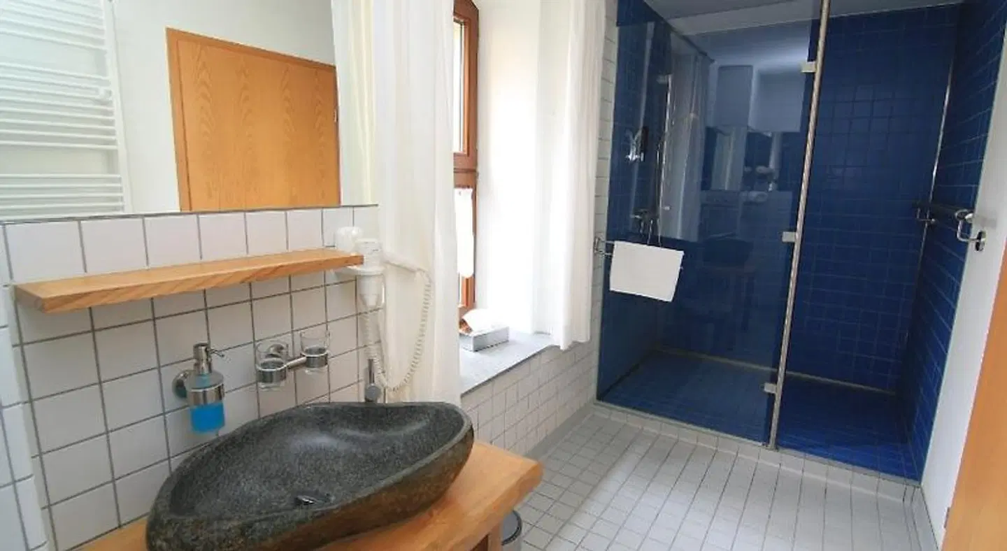 Hotel Zum Klötzelmönch Badezimmer