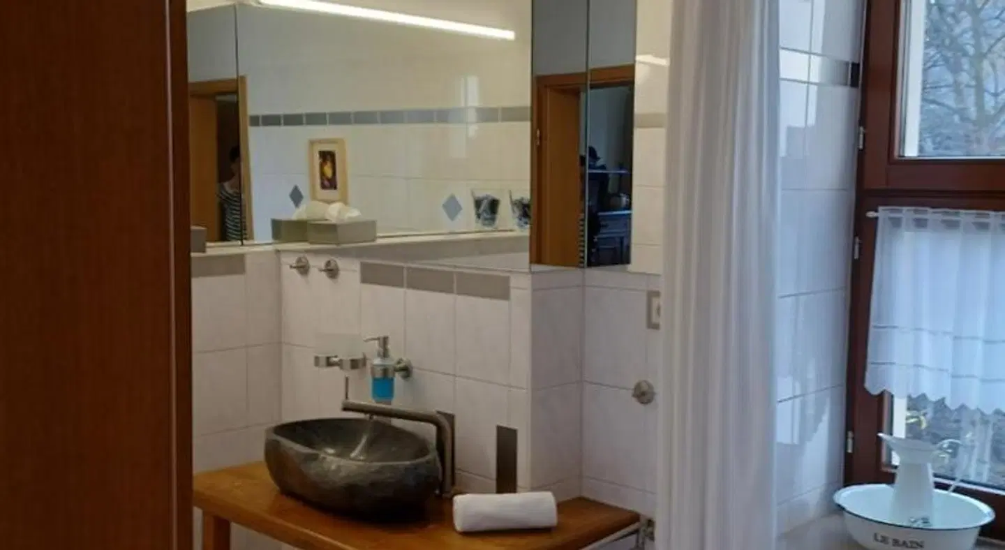 Hotel Zum Klötzelmönch Badezimmer