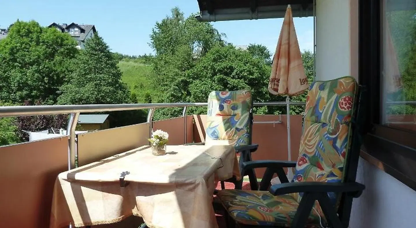 Ferienhaus am Sonnenhang Terrasse