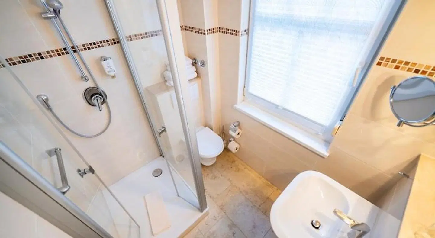 Centralhotel Badezimmer