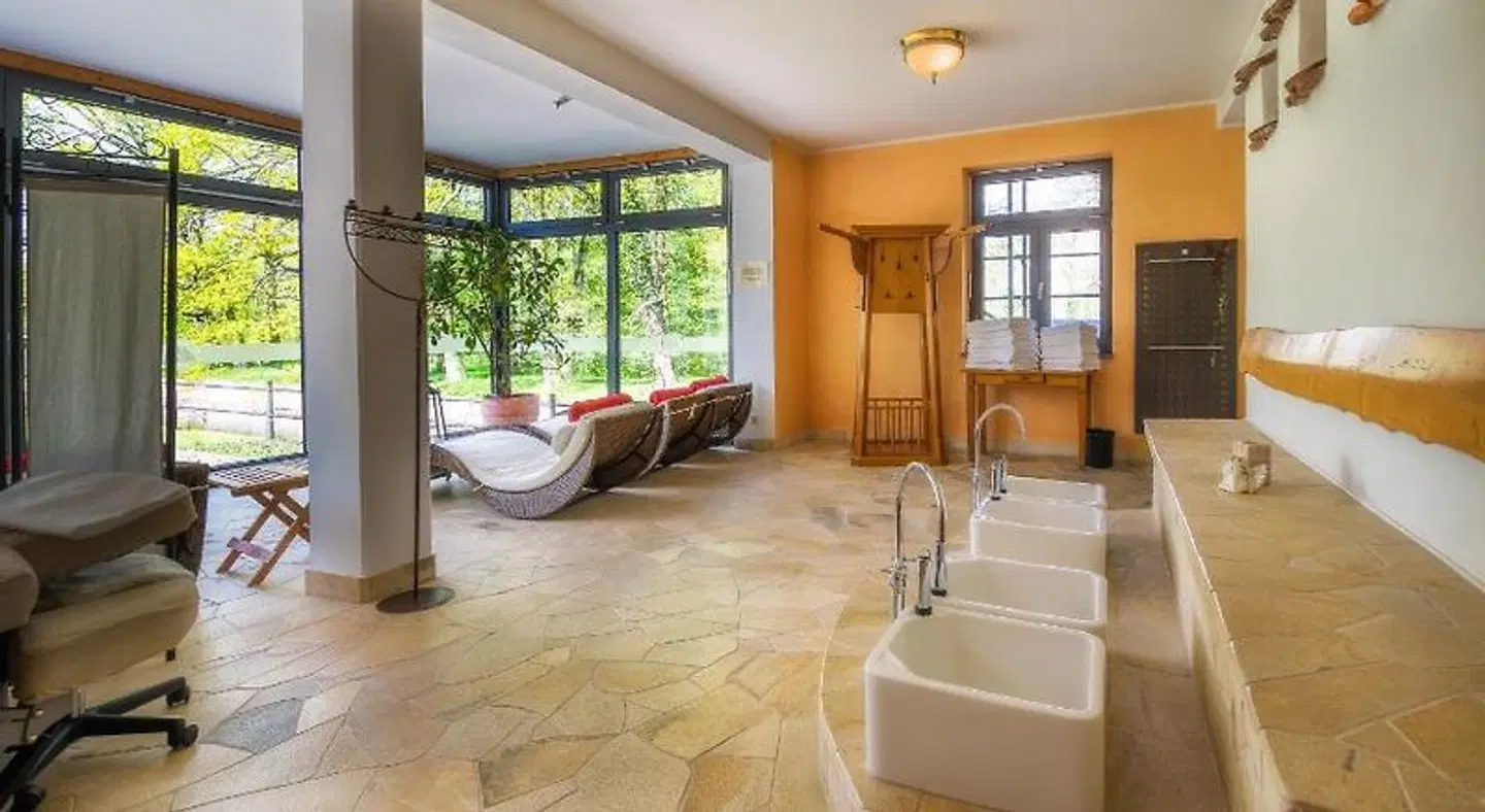 Hotel Wasserschloss Mellenthin Badezimmer