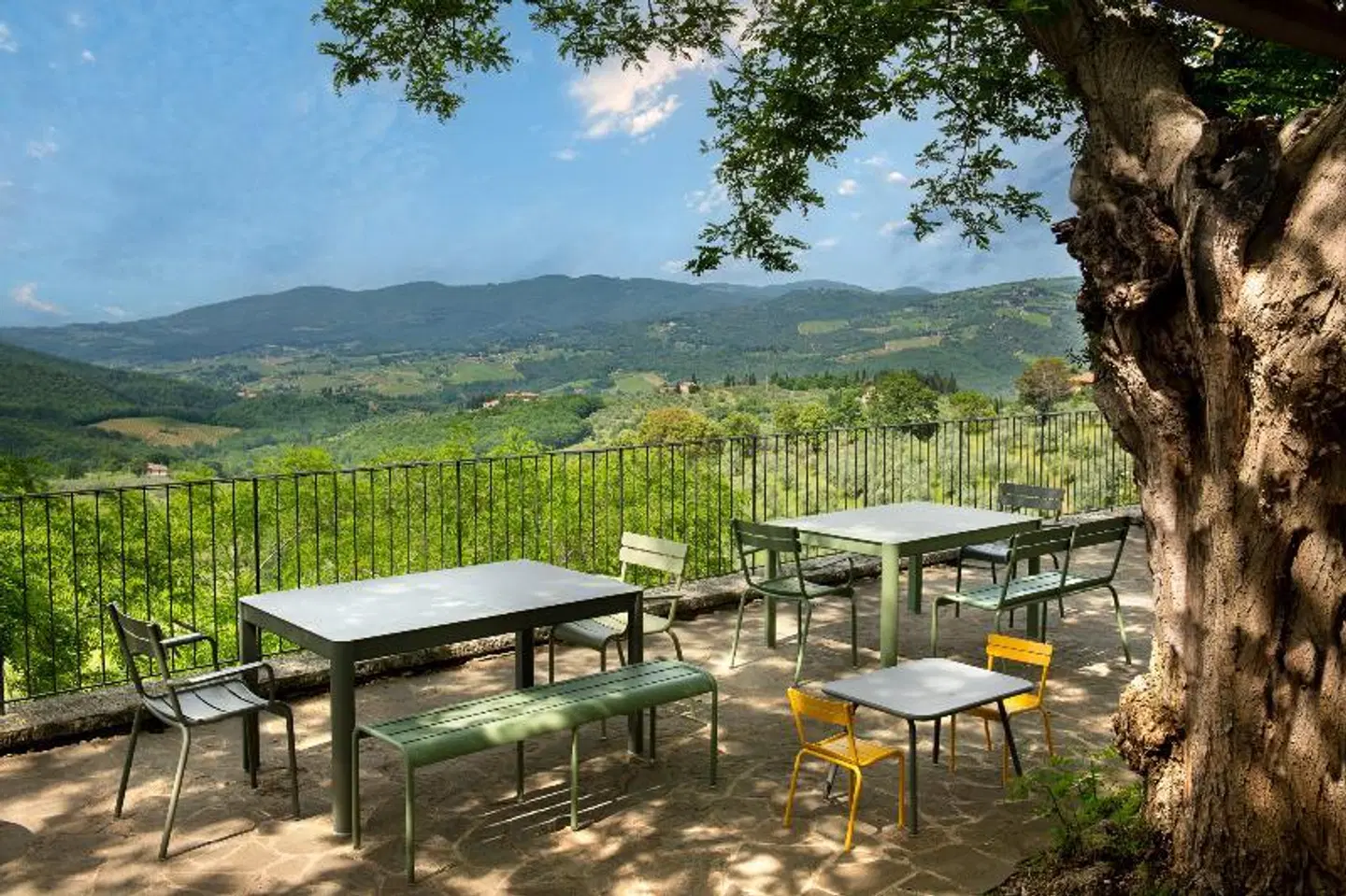 La Pensione di Vignamaggio Terrasse