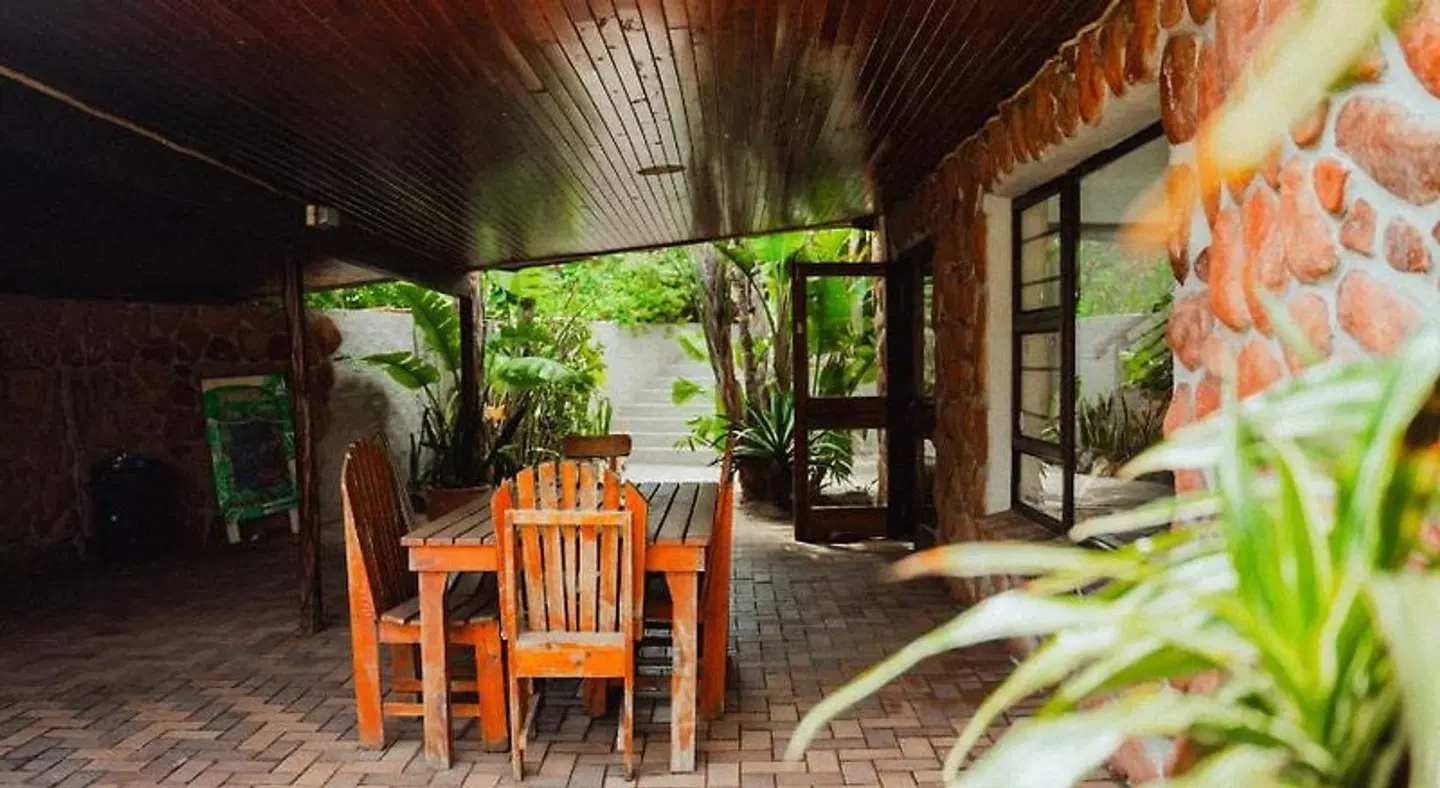 Island Vibe Jeffreys Bay Terrasse