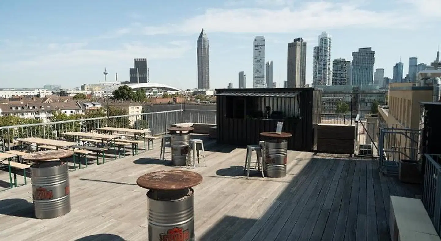 a&o Hostel Frankfurt Galluswarte Terrasse