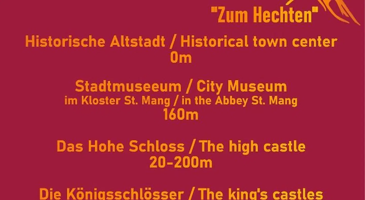 Zum Hechten Landkarte