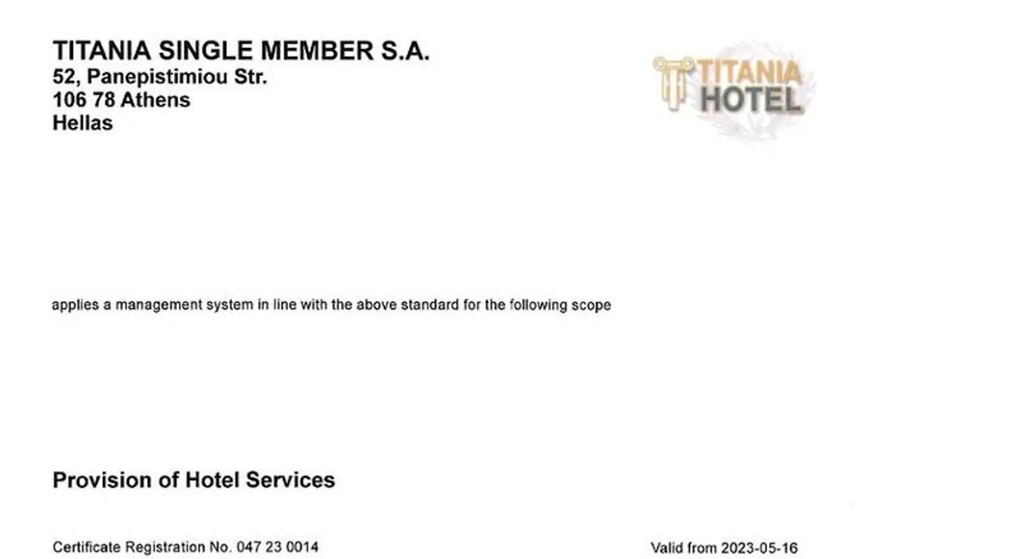 Titania Hotel Landkarte