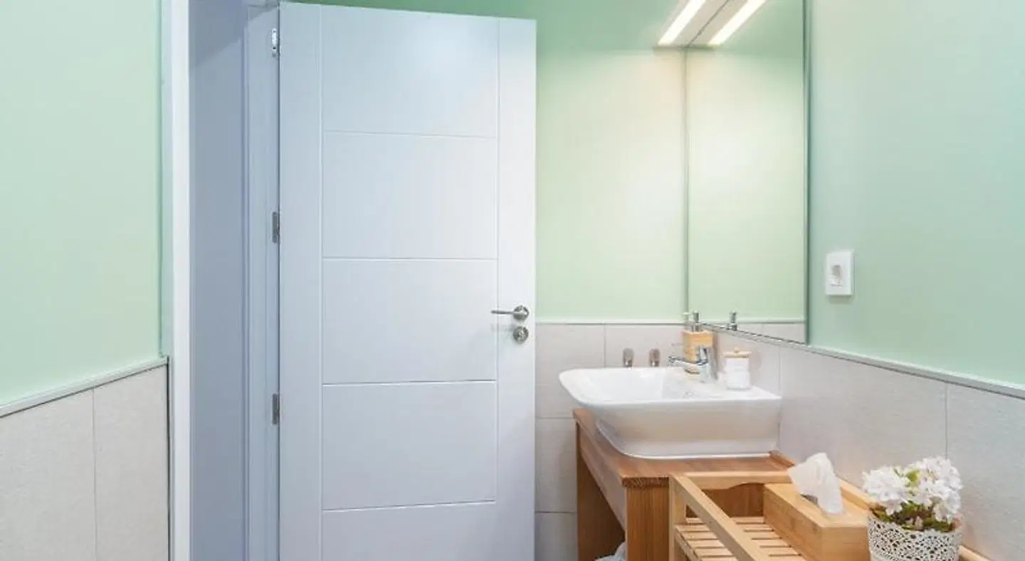 Apartamentos Plaza Mayor 35 Badezimmer