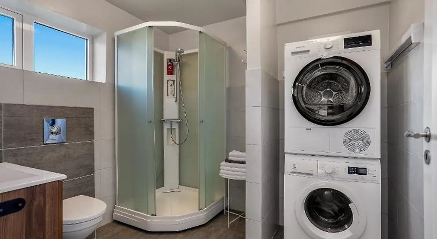 Kviholmi Premium Apartments Badezimmer