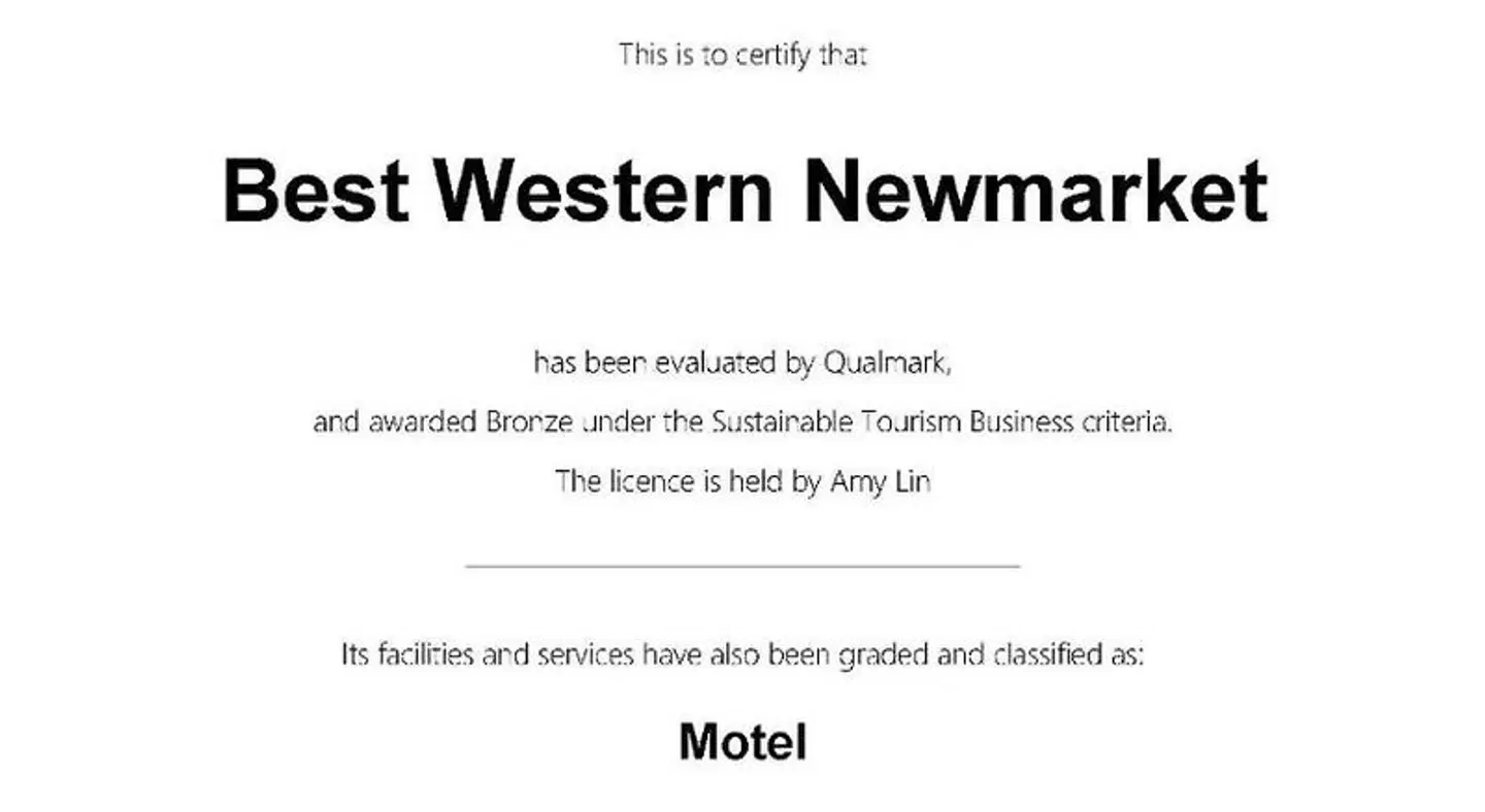 Best Western Newmarket Inn & Suites Landkarte