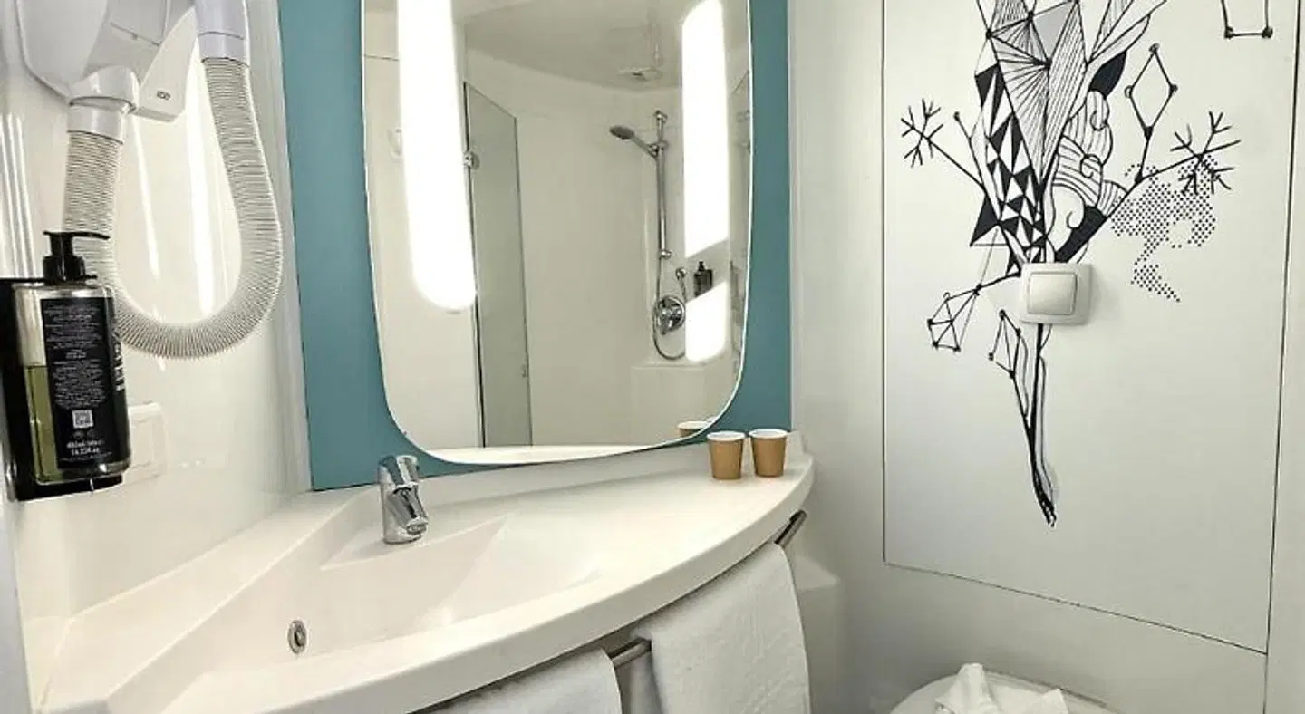 Ibis budget Dijon Centre Clemenceau Badezimmer