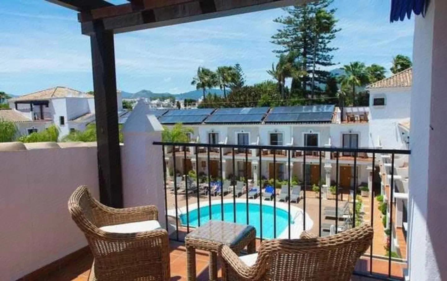 Paloma Blanca Boutique Hotel Terrasse