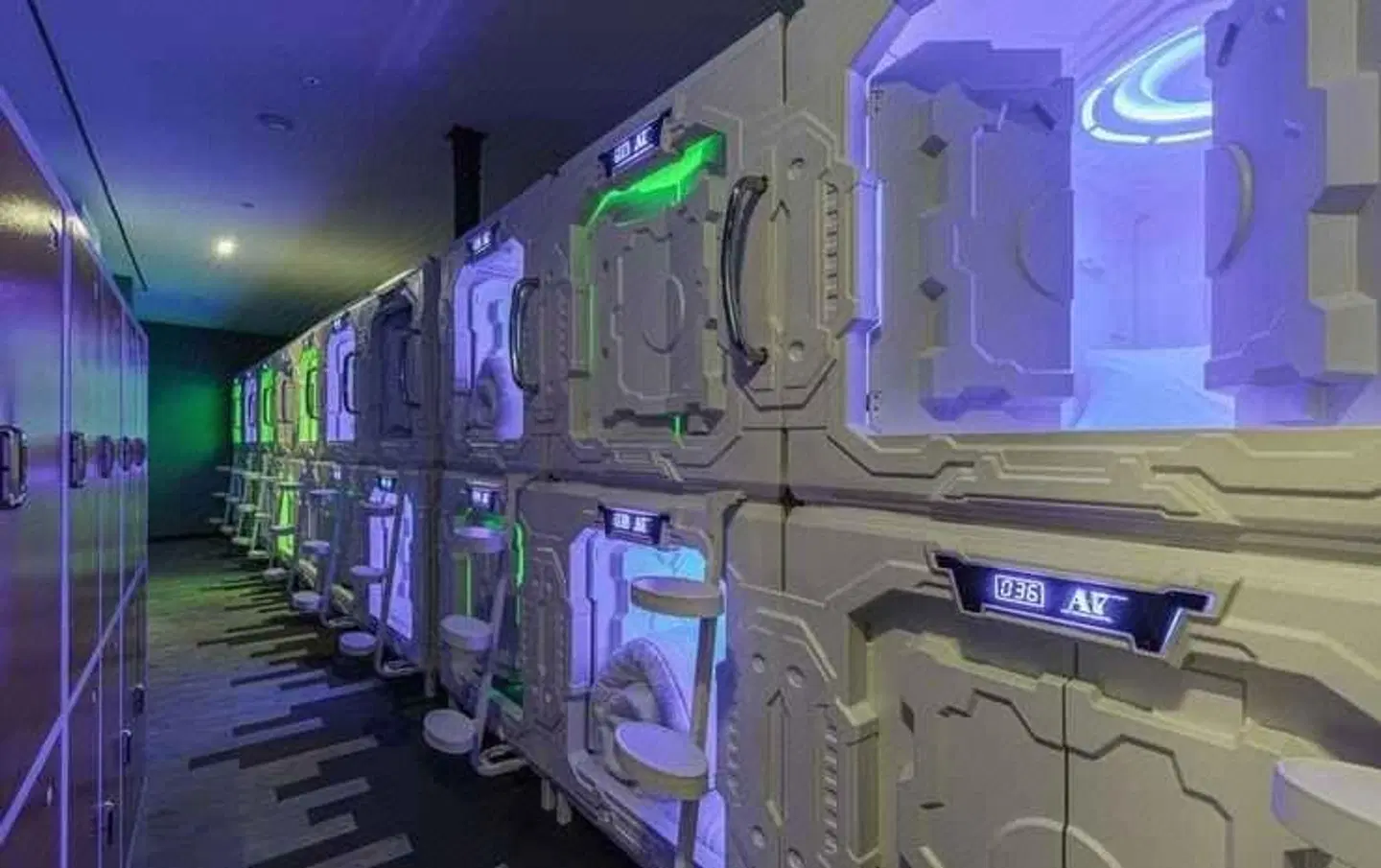 Art Seven Hostel Capsules Landkarte