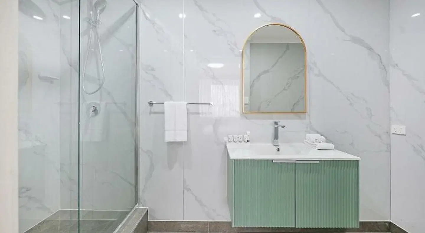 Mid City Motel Warrnambool Badezimmer