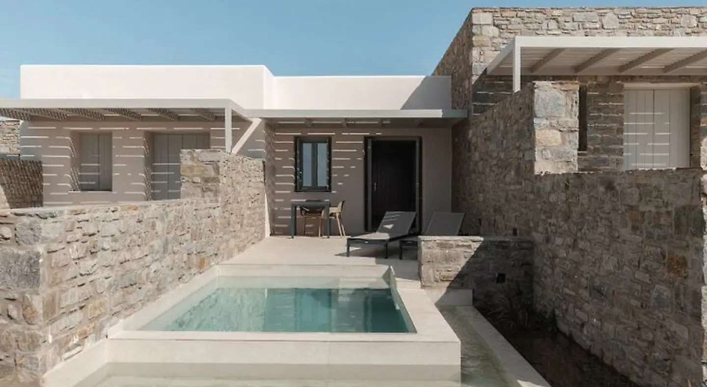 Poseidon Of Paros Resort & SPA Terrasse