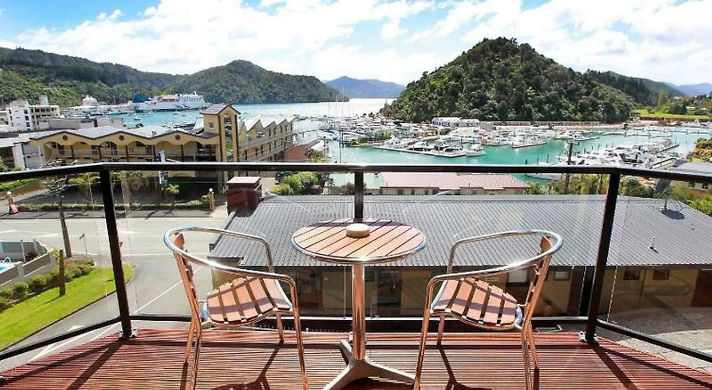 Harbour View Motel Terrasse