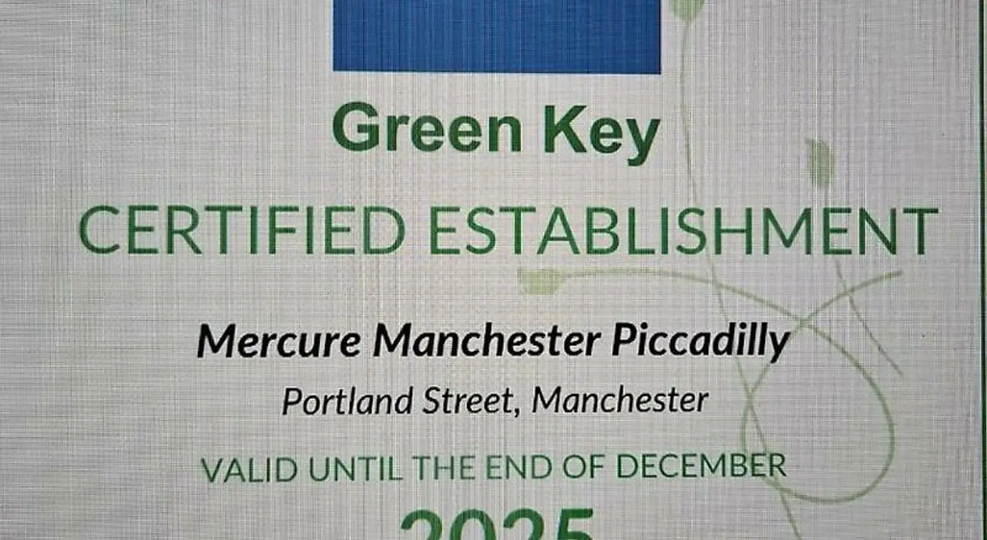 Mercure Manchester Piccadilly Hotel Landkarte