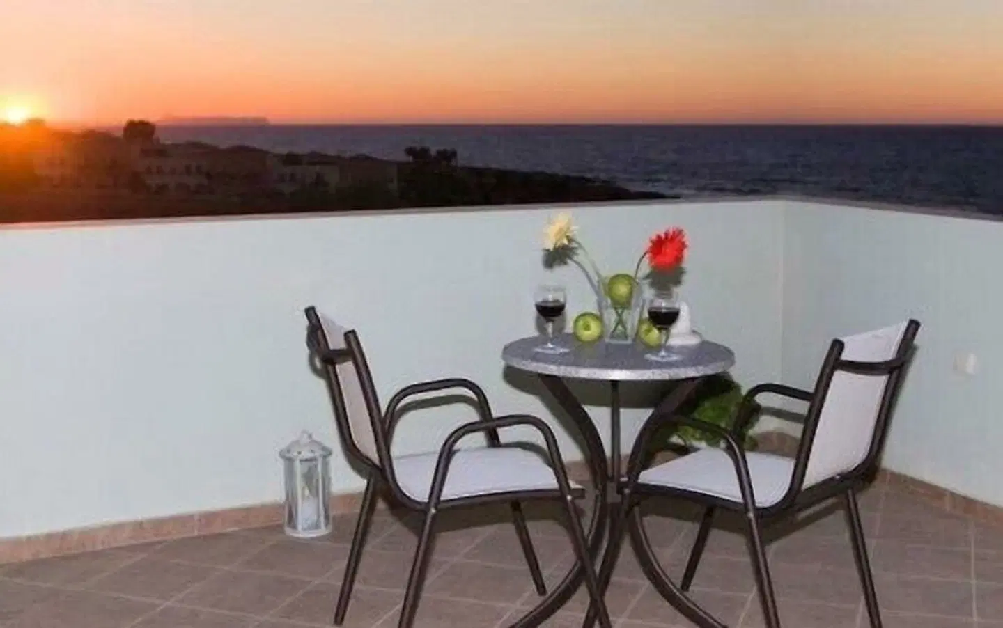 Panormo Beach Hotel Terrasse