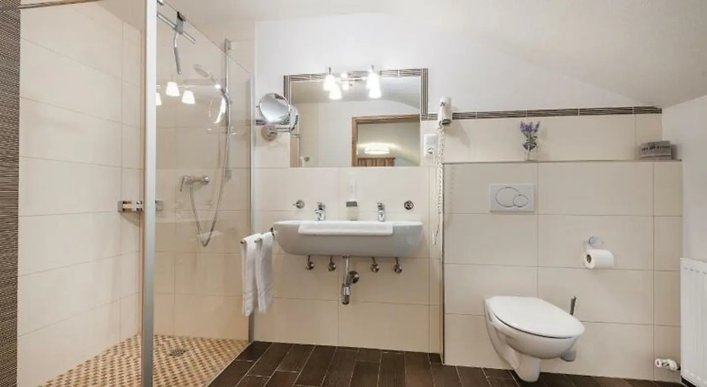Alpenhof Wängle Badezimmer