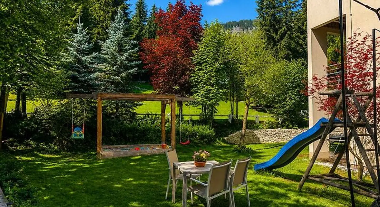 Chalet Mi Amur Garten